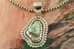 Day 5 Deal - Genuine Campitos Turquoise Pendant and Necklace Set